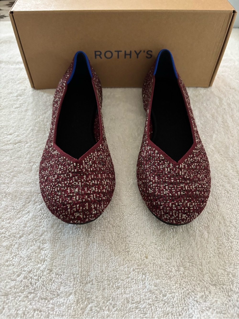 Rothy's The Flat Crimson Tweed